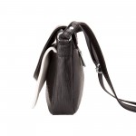 Beau Design Stylish Black Color Imported PU Leather sling bag With For Women's/Ladies/Girls